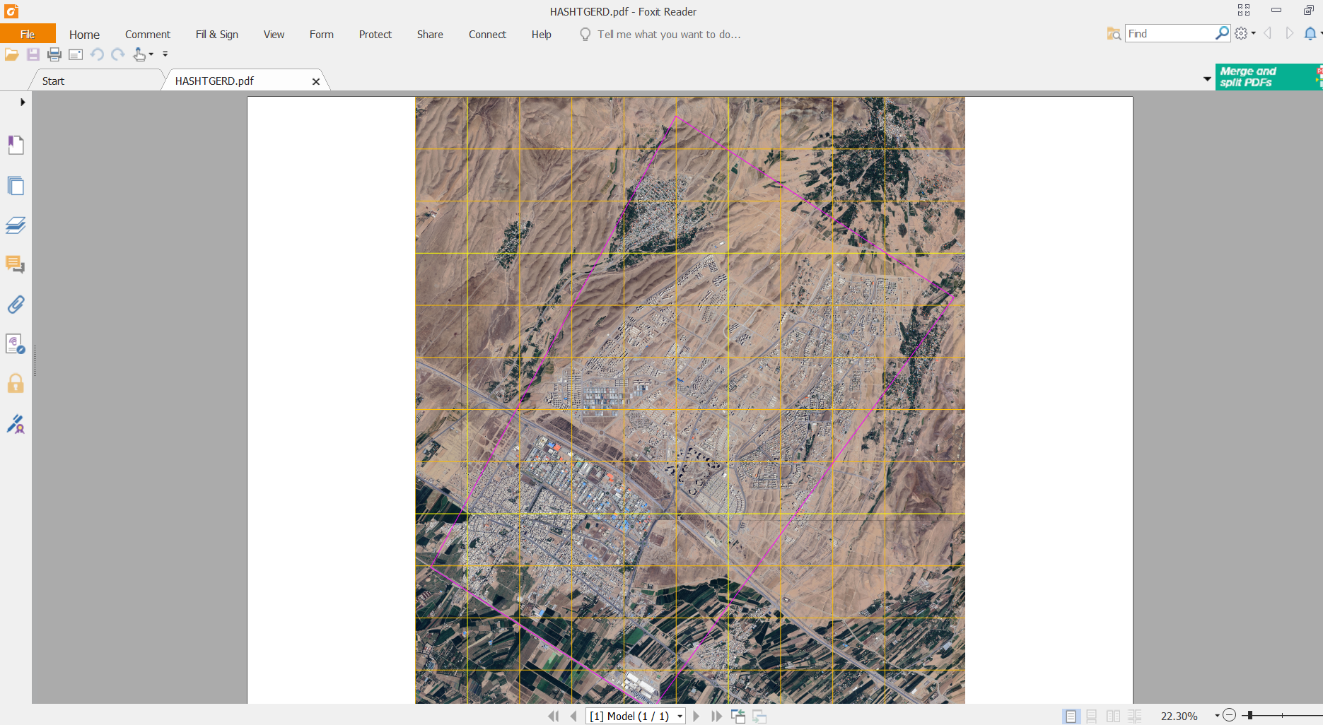 نقشه PDF شهرهشتگرد