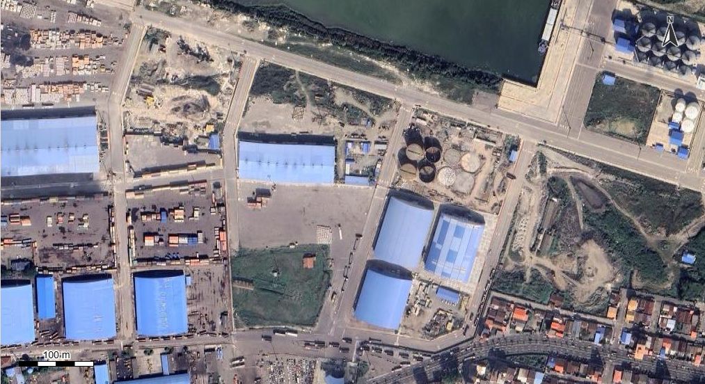 تصویر ارتوفتو شهر بندرانزلی و عکس هوایی با پهپاد با مقیاس 1:500 شهر بندرانزلی