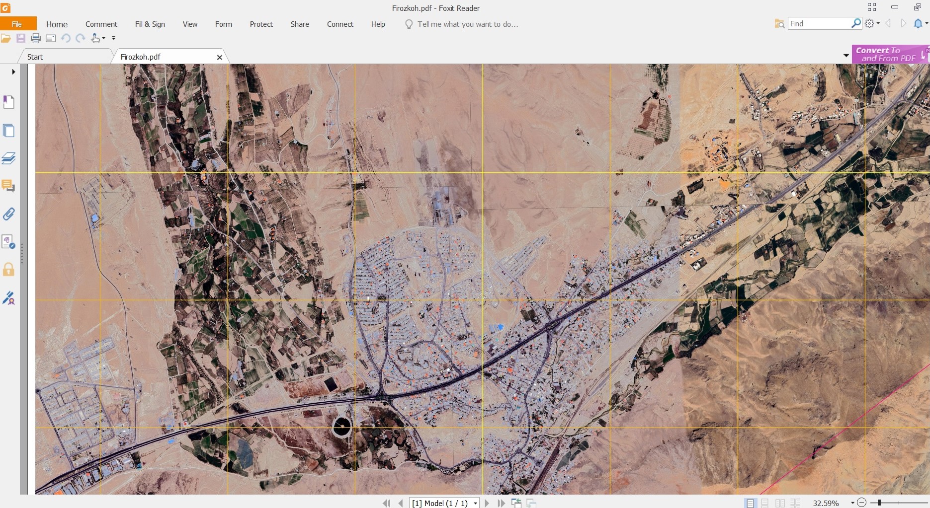 نقشه PDF فیروزکوه