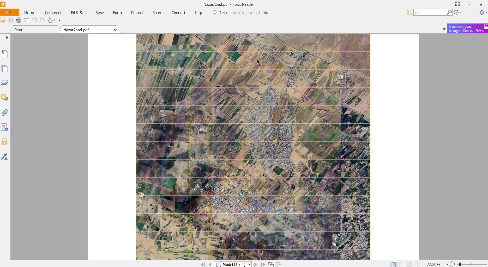 نقشه PDF شهر نظرآباد