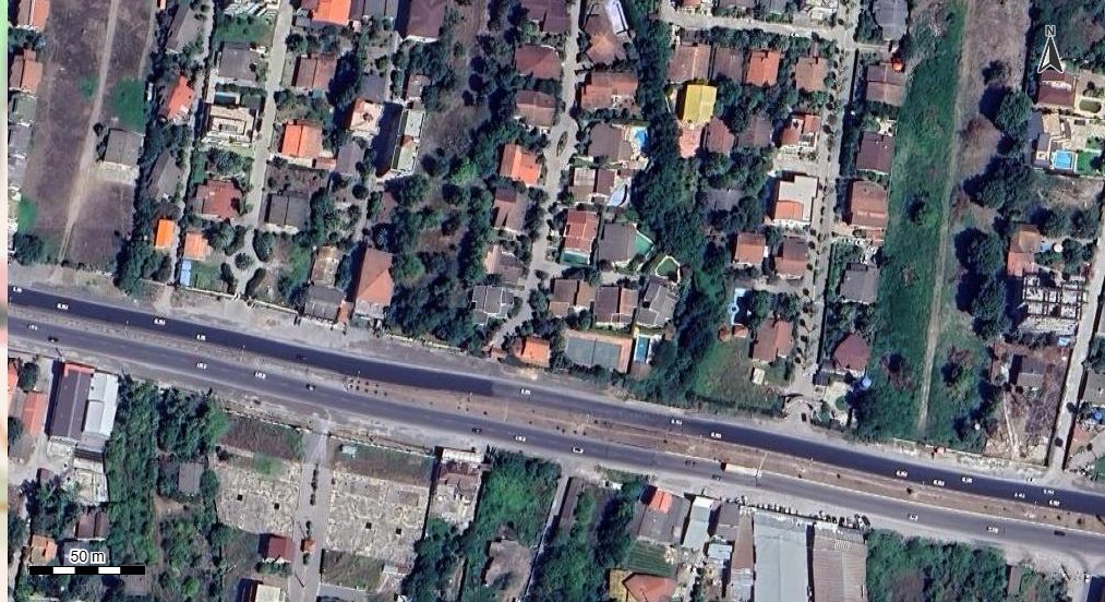 تصویر ارتوفتو نور و رویان و عکس هوایی با پهپاد با مقیاس 1:500 شهر نور و رویان